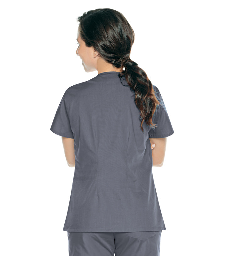Scrubzone Women's Faux Wrap Top