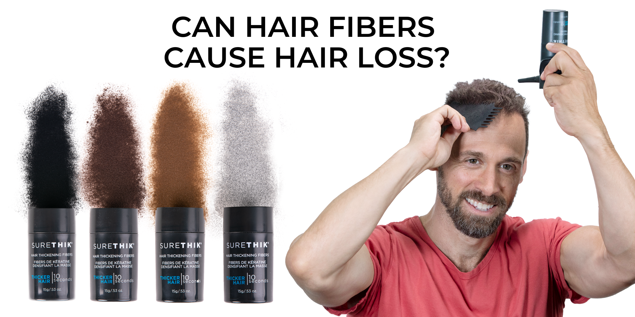 Can Hair Fibers Cause Hair Loss? – SureThik-USA