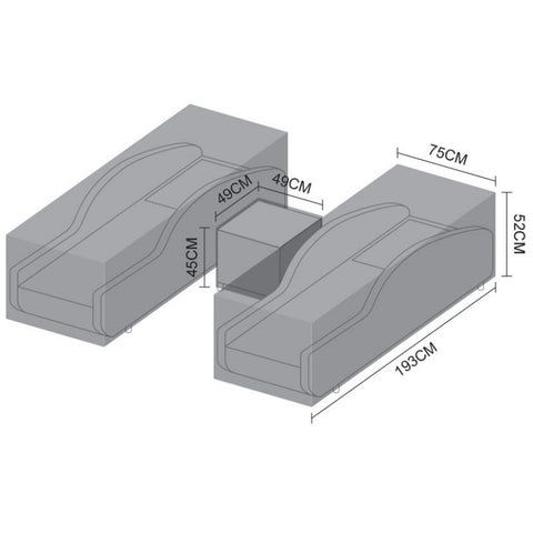 madison sun loungers