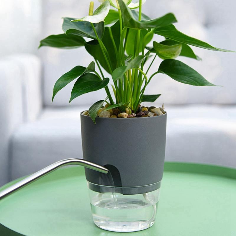 Lazy Flower Pots Water Hanging Plants Pot/Self Watering Planter Succulent Shan 