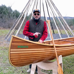 Jimmy DiResta's wooden canoe build