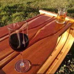 Canoe coffee table by Roger Foster