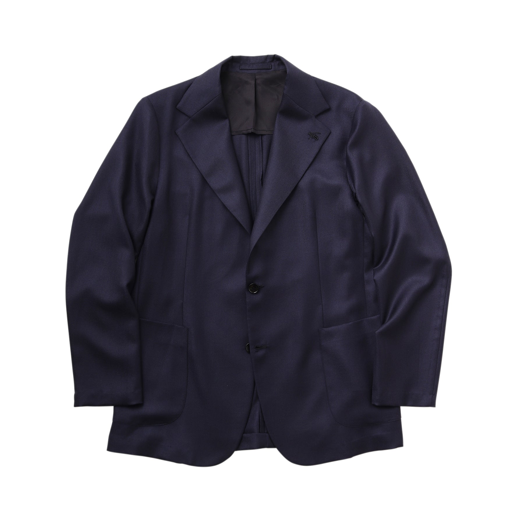 finjack Loro Piana シルクカシミヤ ネイビージャケット | labiela.com