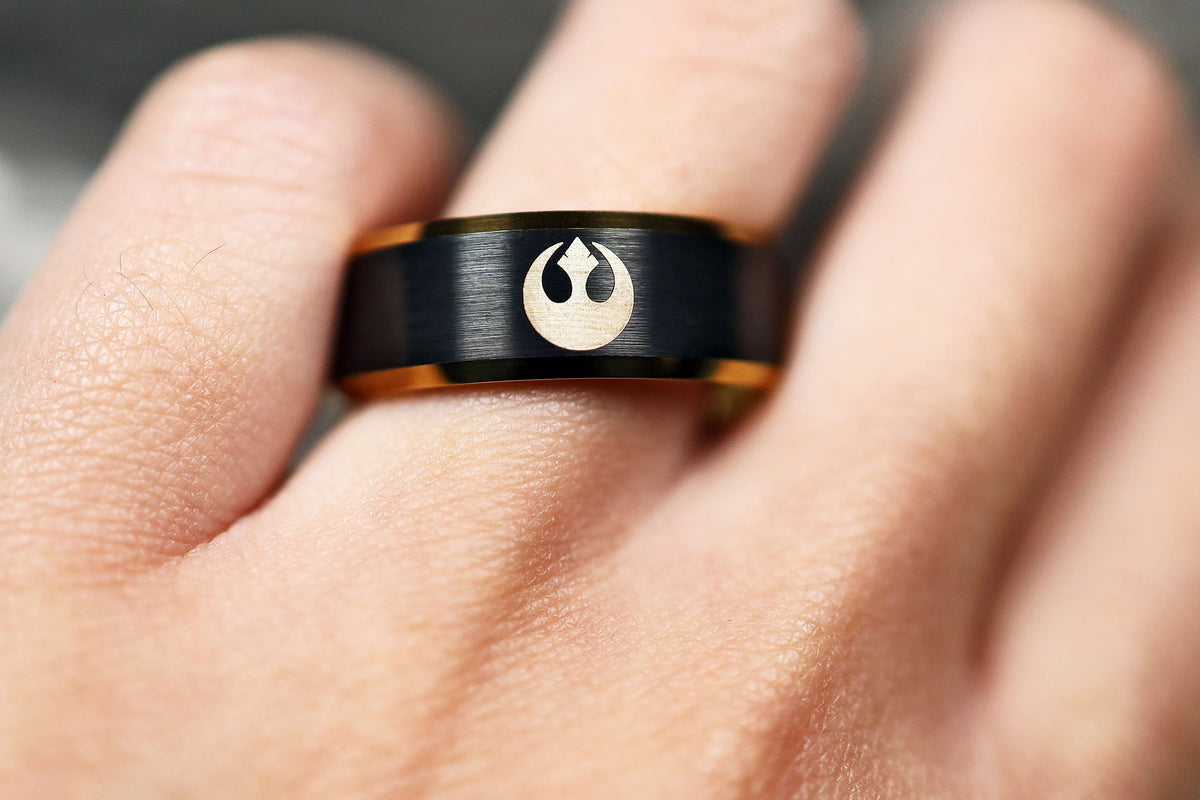 Star Wars Engagement Ring Rebel Alliance Darth Vader Ring Star Wars 2325