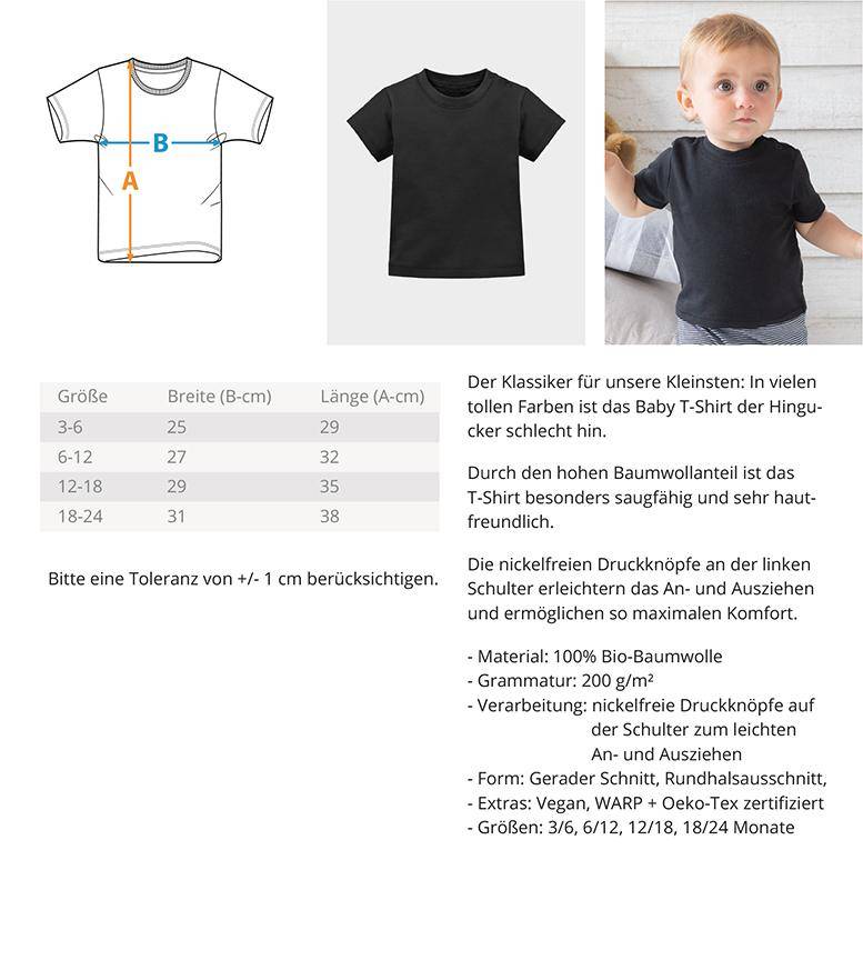 Baby T-Shirt Jungen Mädchen Kleinkind Shirt 3-24 Monate 
