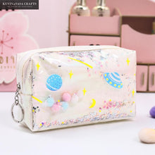 Load image into Gallery viewer, Star Pencil Case Glitter Large Capacity Pencilcase School Pen Makeup Case Supplies Pencil Bag School Box Pencil Pouch Stationery - London Design Fashion &amp; Accessories
