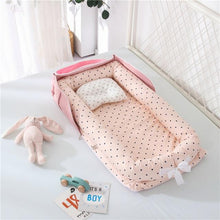 Load image into Gallery viewer, Portable Baby Nest Bed for Boys Girls Travel Bed Infant Cotton Cradle Crib Baby Bassinet Newborn Bed - London Design Fashion &amp; Accessories
