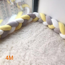 Load image into Gallery viewer, 1M/2M/2.5M/3M/3.5M/4M Bed Bumper Bumpers in the crib Kids For Newborn Baby Pillow Cushion Cot Room Infant Knot Things Protector - London Design Fashion &amp; Accessories
