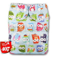 Load image into Gallery viewer, [Littles&amp;Bloomz] 2019 New Baby One Size Reusable Cloth NAPPY Cover Wrap To Use With Flat or Fitted Nappy Diaper - London Design Fashion &amp; Accessories
