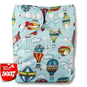 [Littles&Bloomz] 2019 New Baby One Size Reusable Cloth NAPPY Cover Wrap To Use With Flat or Fitted Nappy Diaper - London Design Fashion & Accessories