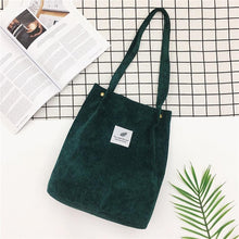 Load image into Gallery viewer, Women&#39;s Bags Corduroy Totes Bag Women Shoulder Handbags Big Capacity Shopping Bags Casual Solid Color Shopper Beach Bag - London Design Fashion &amp; Accessories
