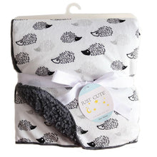 Load image into Gallery viewer, Baby Blankets New Thicken Double Layer Coral Fleece Infant Swaddle Bebe Envelope Wrap Owl Printed Newborn Baby Bedding Blanket - London Design Fashion &amp; Accessories
