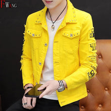 Load image into Gallery viewer, Spring And Autumn Jeans Coat Men&#39;s Korean-style Fashion Students Handsome Versatile Jacket MEN&#39;S Wear Summer New Style Cowb - London Design Fashion &amp; Accessories
