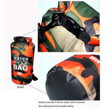 Load image into Gallery viewer, 2/5/10/15L Outdoor Camouflage Waterproof Portable Rafting Diving Dry Bag Sack PVC Coated Swimming Bags for River Trekking - London Design Fashion &amp; Accessories
