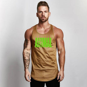 Summer Brand Fitness Tank Top Men Bodybuilding Gyms Clothing Fitness Men Shirt slim fit Vests Mesh Singlets Muscle Tops