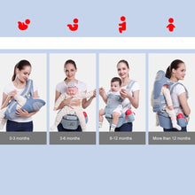 Load image into Gallery viewer, New 0-48 Month Ergonomic Baby Carrier Infant Baby Hipseat Carrier 3 In 1 Front Facing Ergonomic Kangaroo Baby Wrap Sling
