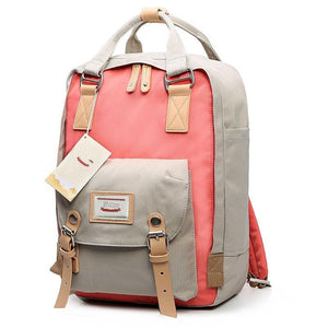 Japanese and Korea Backpack Women Large Capacity School Backpack Canvas Rucksack For Girls Fashion Vintage Laptop Travel Bags - London Design Fashion & Accessories