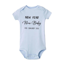 Load image into Gallery viewer, Baby Coming Soon 2021 Onesie Simple Print Pregnancy Announcement Baby Bodysuit Pregnancy Reveal Bodysuits Toddler Baby Onesie - London Design Fashion &amp; Accessories
