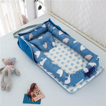 Load image into Gallery viewer, Portable Baby Nest Bed for Boys Girls Travel Bed Infant Cotton Cradle Crib Baby Bassinet Newborn Bed - London Design Fashion &amp; Accessories
