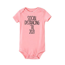 Load image into Gallery viewer, Baby Coming Soon 2021 Onesie Simple Print Pregnancy Announcement Baby Bodysuit Pregnancy Reveal Bodysuits Toddler Baby Onesie - London Design Fashion &amp; Accessories
