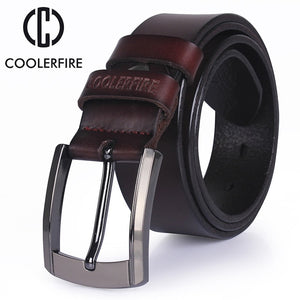 men high quality genuine leather luxury designer belts men cowskin fashion Strap male Jeans Belt
