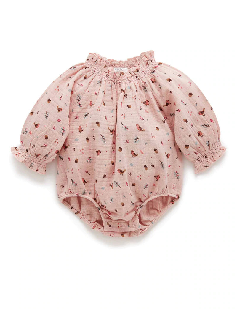 Crinkle Cotton Bodysuit