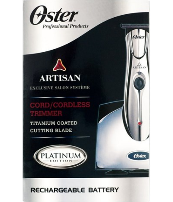 oster artisan cordless trimmer