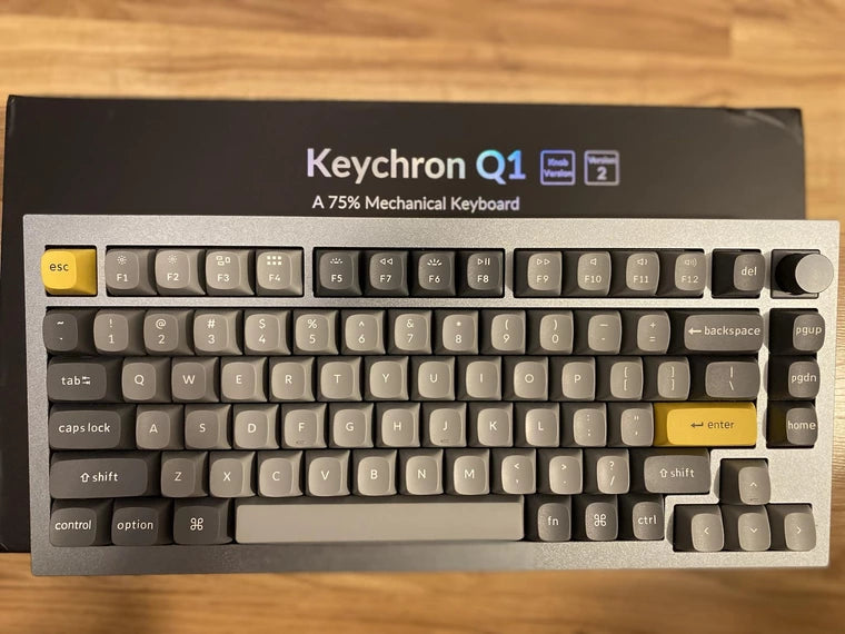 keychron Q1 special edition オレンジイエロー お取り寄せ受注生産