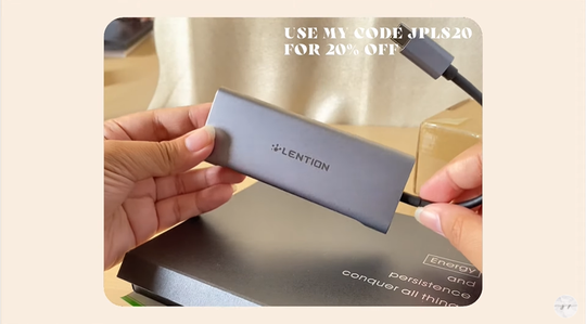 The review of LENTION USB C36 Hub with 4K HDMI, 4 USB-A, SD Card 3.0 Reader and PD