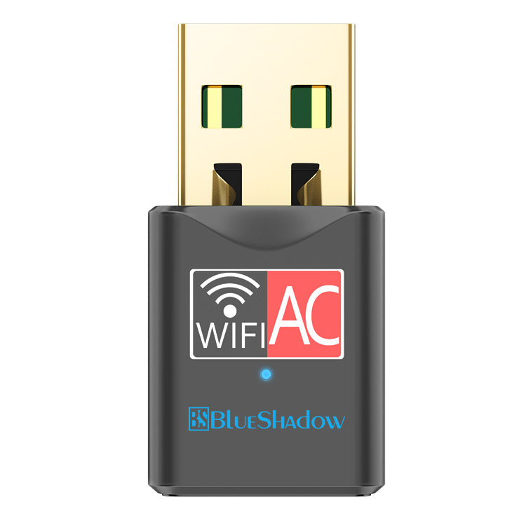Surichinmoi hoop bedelaar Blueshadow USB Wifi Adapter For PC 600Mbps - Black