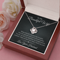 To My Beautiful Wife Meaningful Gift For Wife - Necklace With Message Card