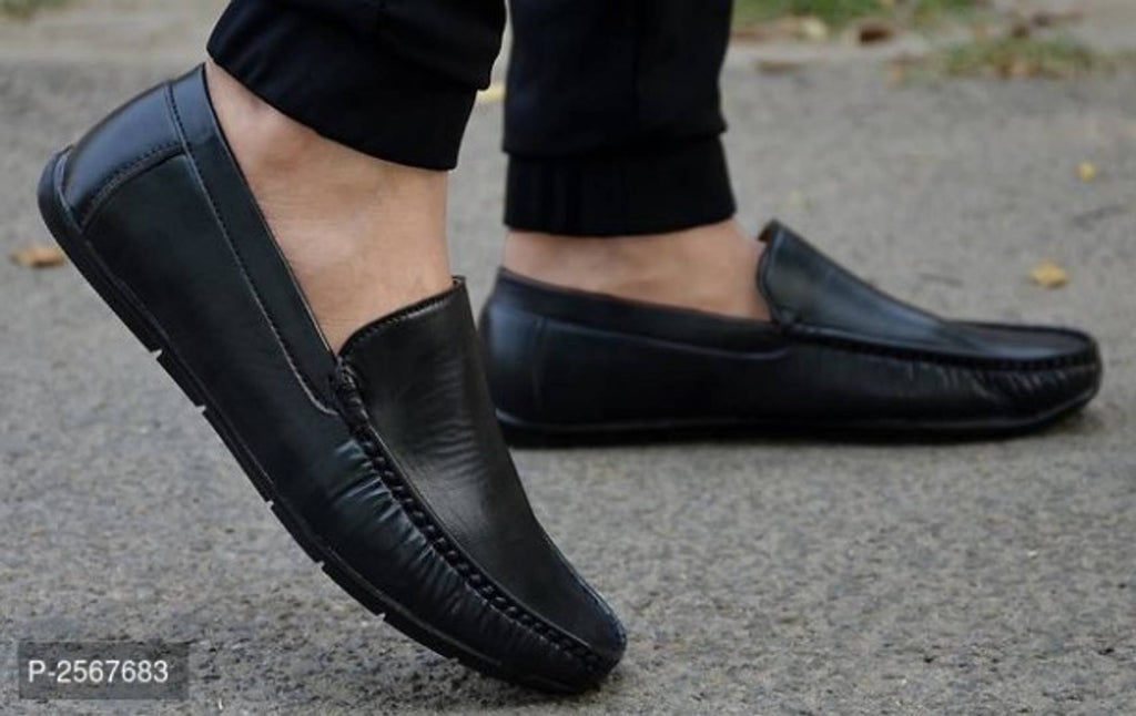 black casual loafers for men