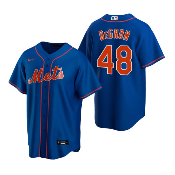 MLB New York Mets (Jacob deGrom) Men's Replica Baseball Jersey