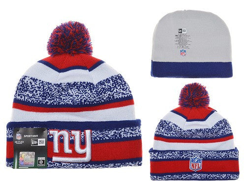 Men's New Era Black New York Giants 2023 NFL Crucial Catch Cuffed Knit Hat