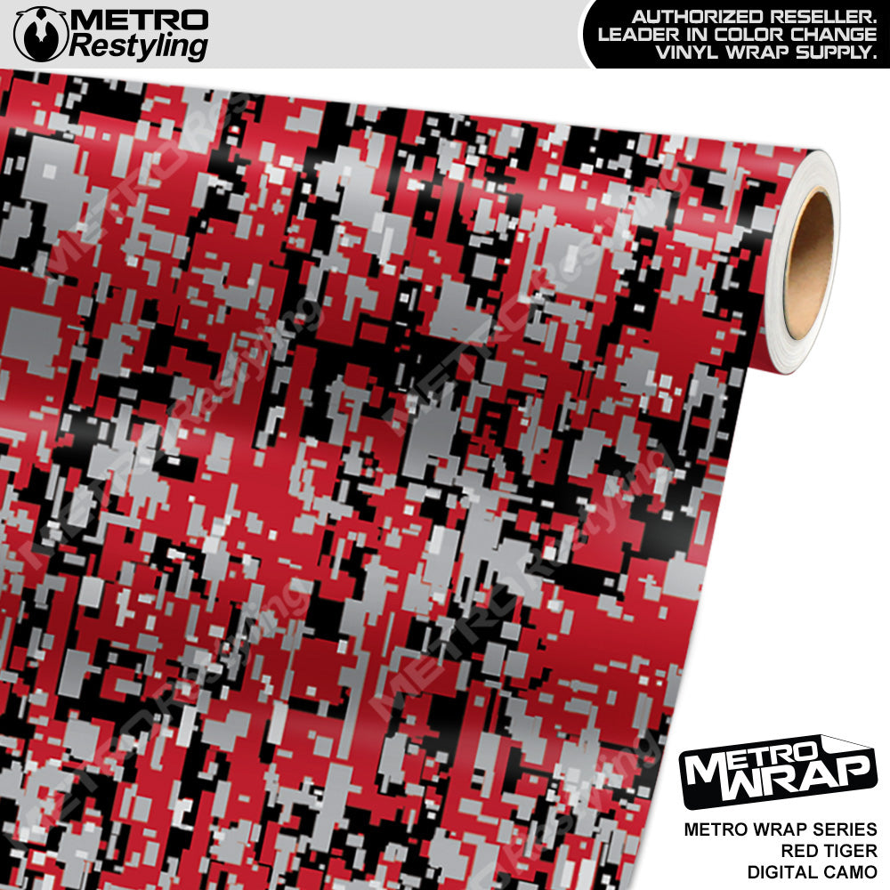 Digital Red Tiger - Wrap | Metro