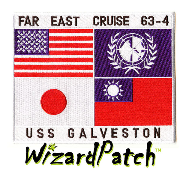 TOP GUN USS GALVESTON CLG-3 CRUISE G1 Jacket Patch