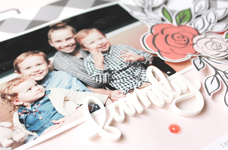 Family Layout by Mandy Melville | @FelicityJane