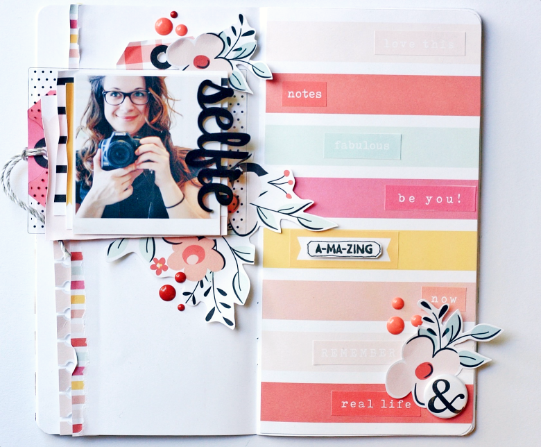 Selfie Traveler's Notebook Page by Peggy Emmrich | @FelicityJane