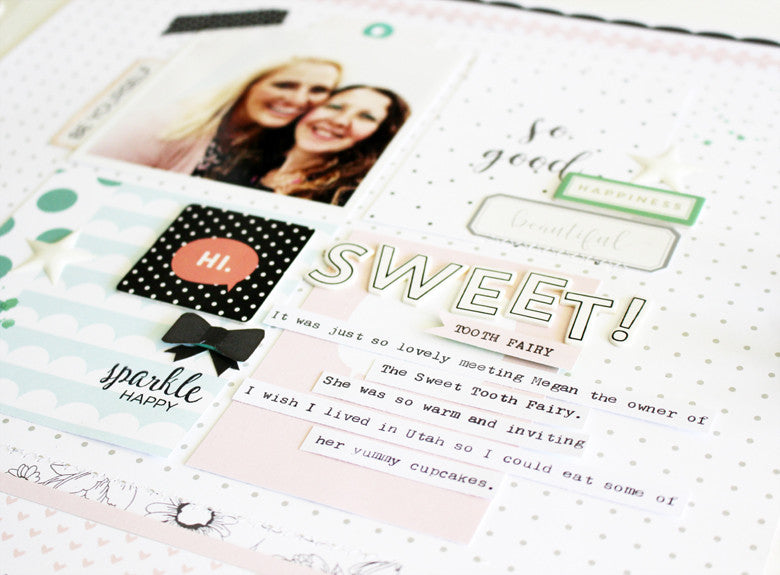 Sweet Layout by Kim Jeffress | @FelicityJane