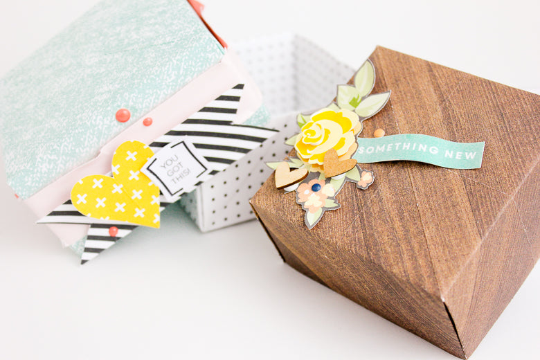 Paper Crafting Origami Box Tutorial | Janna Werner | Felicity Jane