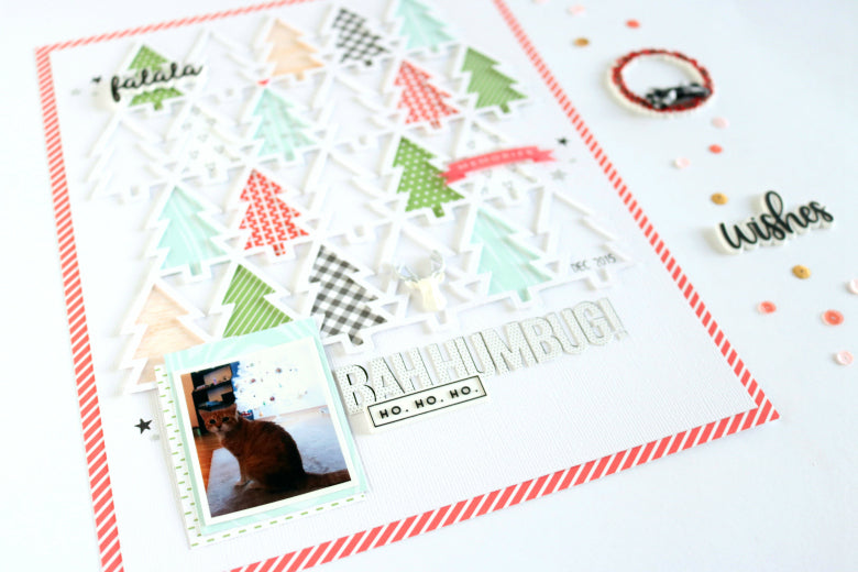 Bah Humbug! Layout by Evelyn Wolff | @FelicityJane