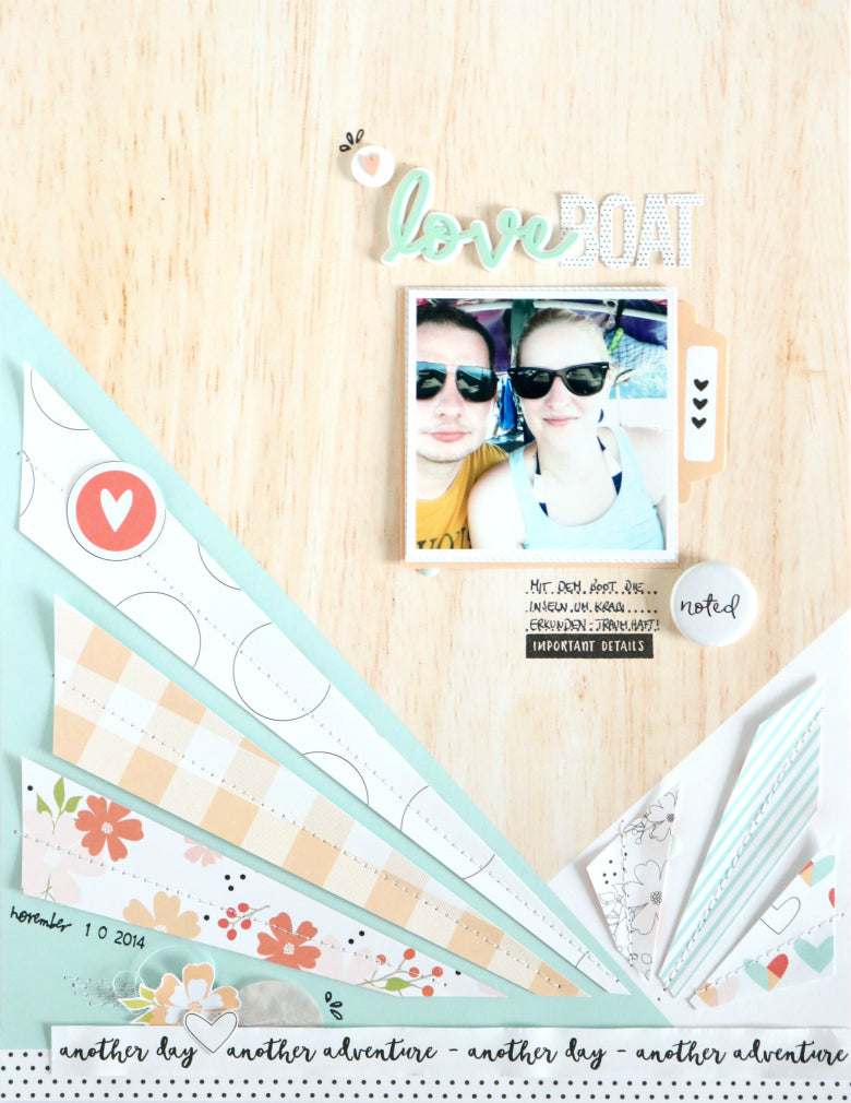 Love Boat Layout by Evelyn Wolff | @FelicityJane