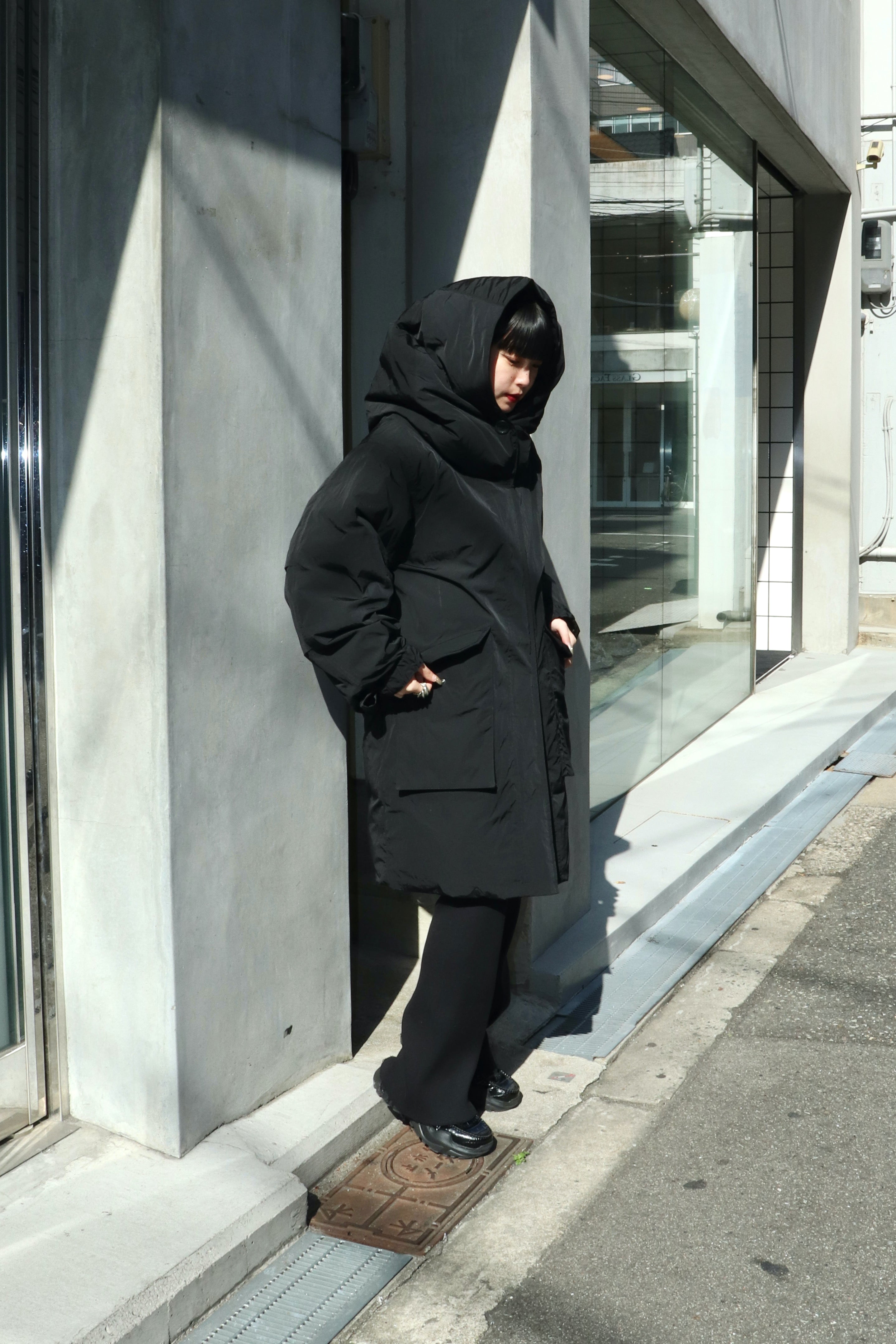 perverze wrap down coat black - 通販 - csa.sakura.ne.jp