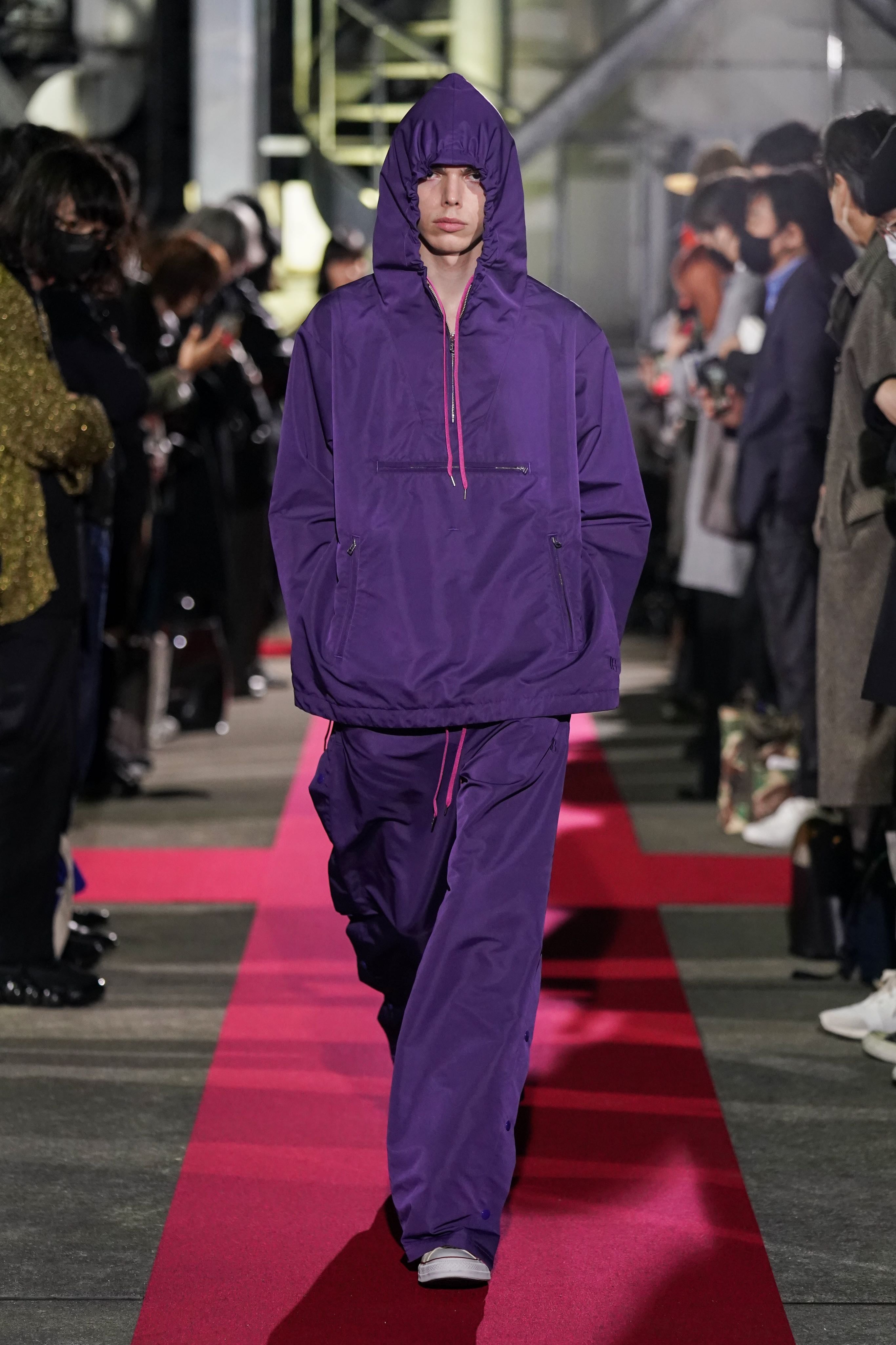 LITTLEBIG(リトルビッグ)のNylon Track Pants Purple(トラックパンツ