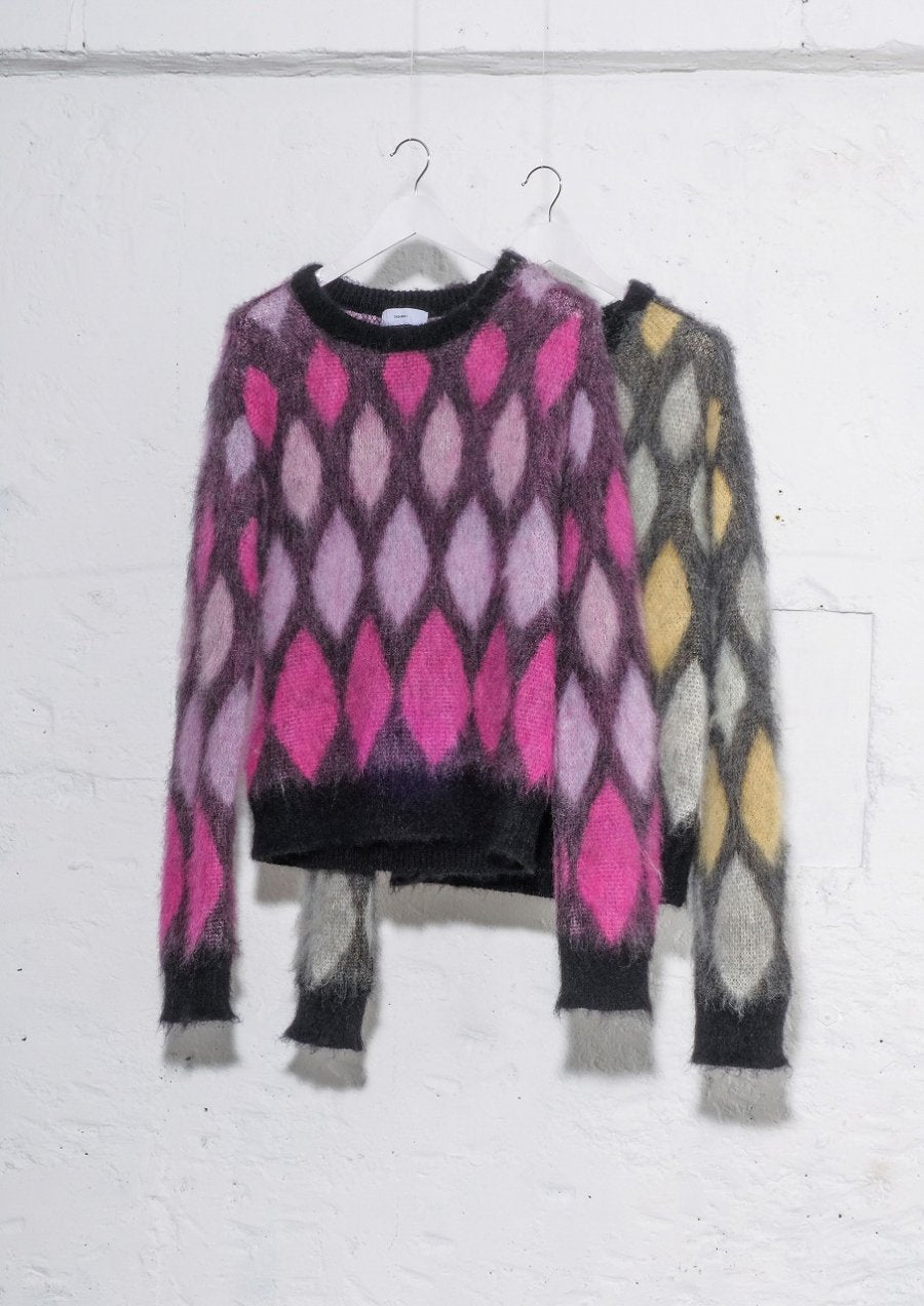 SUGARHILL(シュガーヒル)のMOHAIR PYHCH KNIT-GREENの通販｜PALETTE