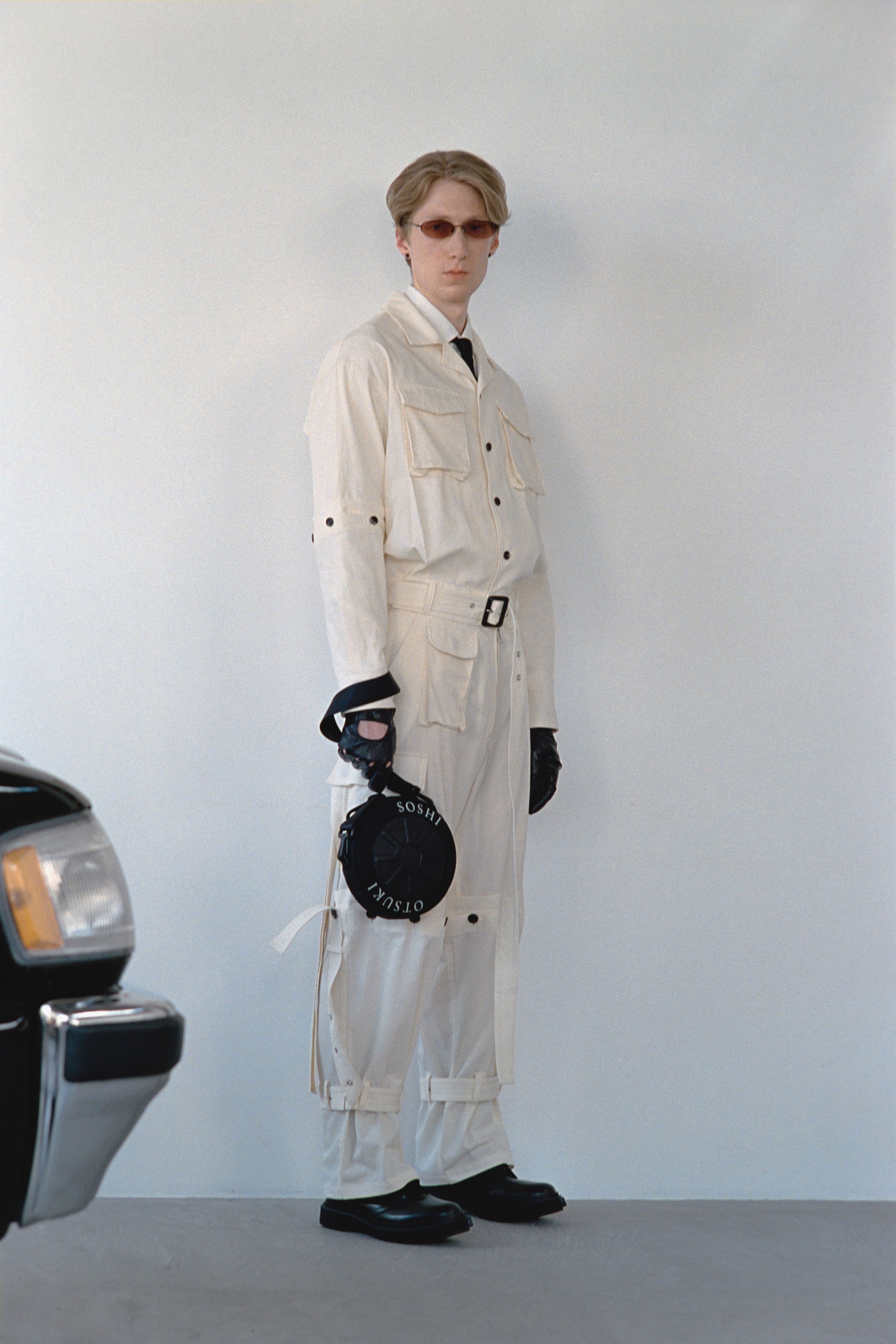 SOSHIOTSUKI(ソウシオオツキ)のAUTO MECHANICS WORK JACKET OFF WHITE