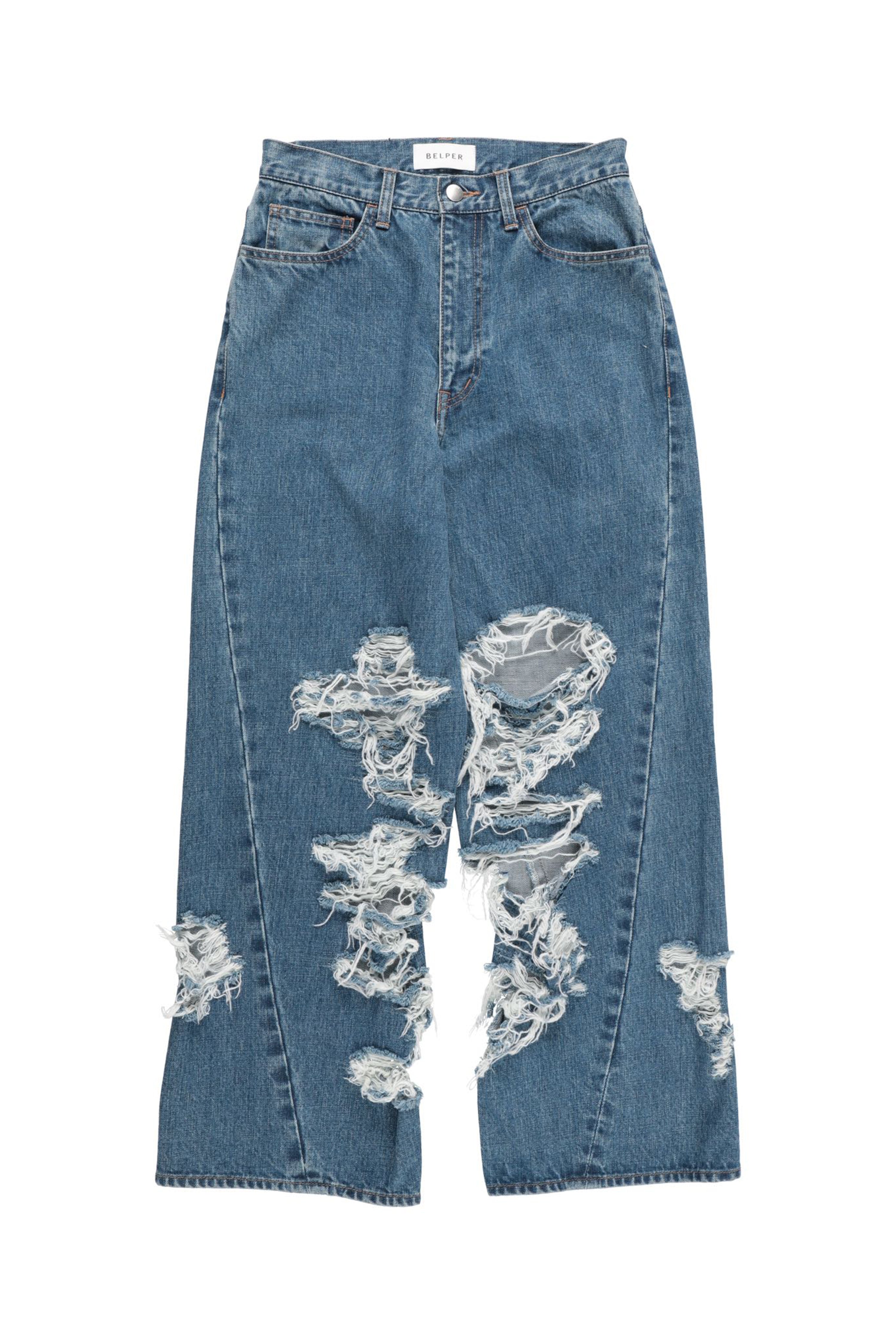 スタニングルアー 23SS新作 BELPER TWISTED DENIM PANTS | www