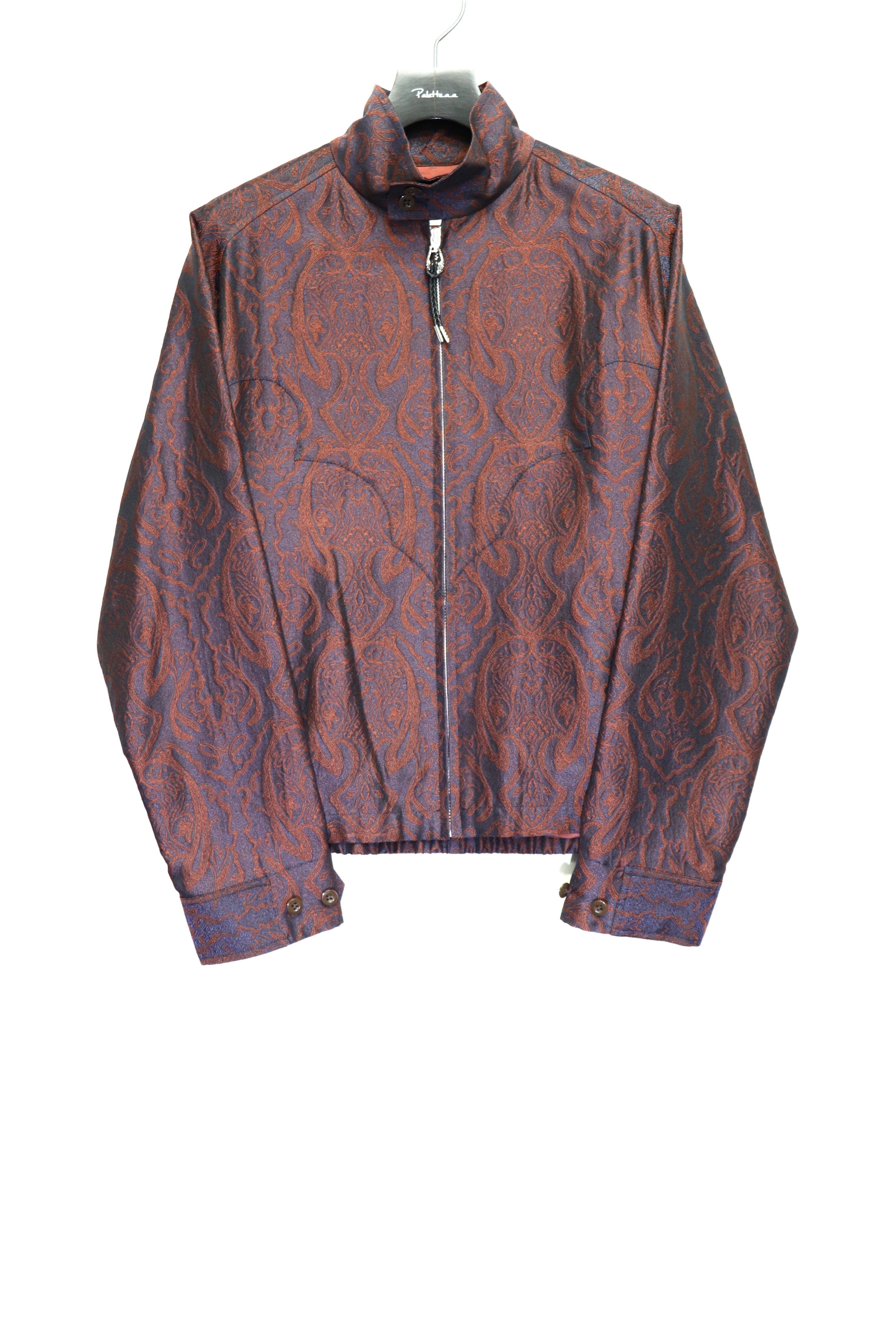 TOGA VIRILIS(トーガ ビリリース)のPaisley jacquard blouson DARK RED