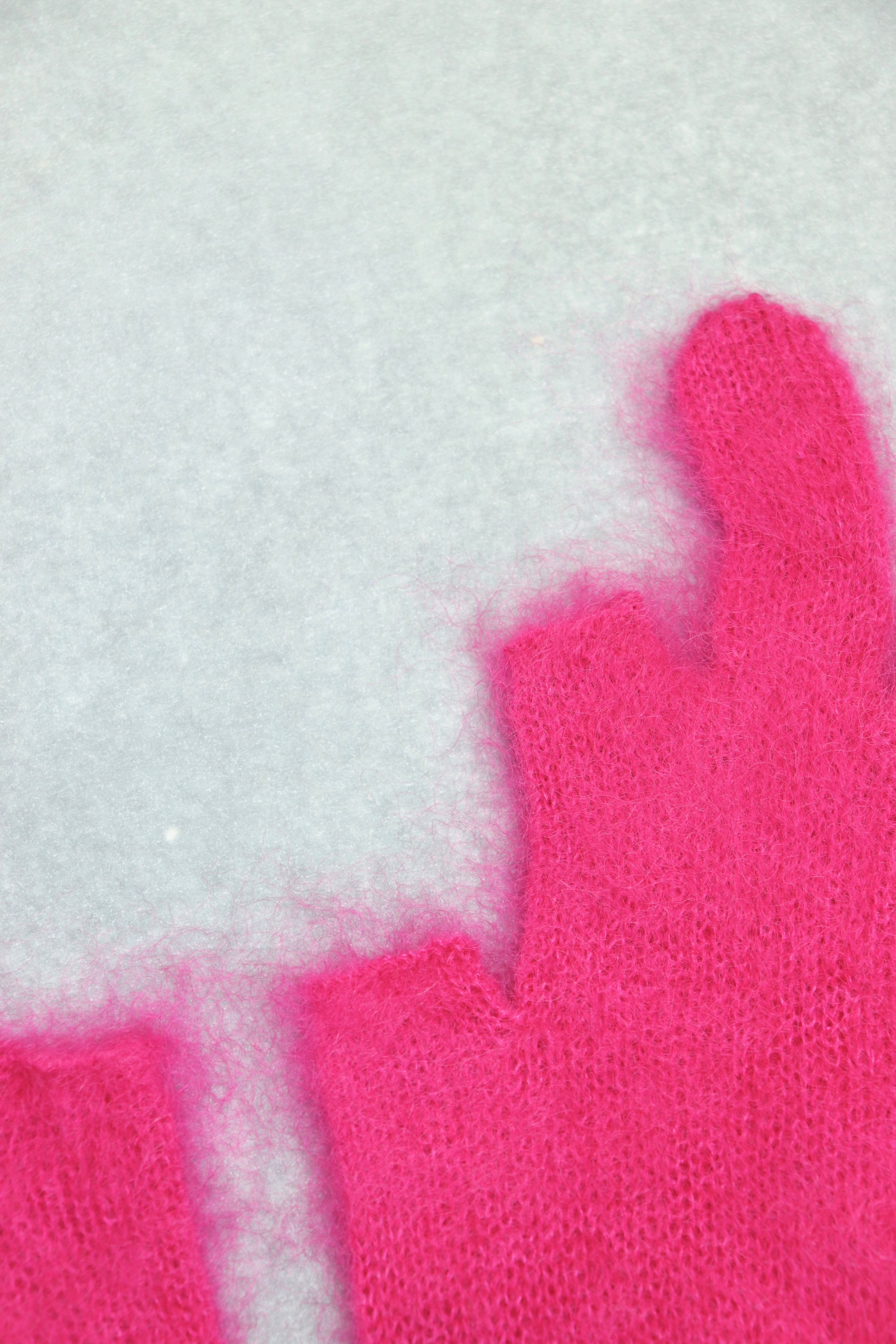 COGNOMEN(コグノーメン)のFUCK MOHAIR GLOVES PINKの通販｜PALETTE art