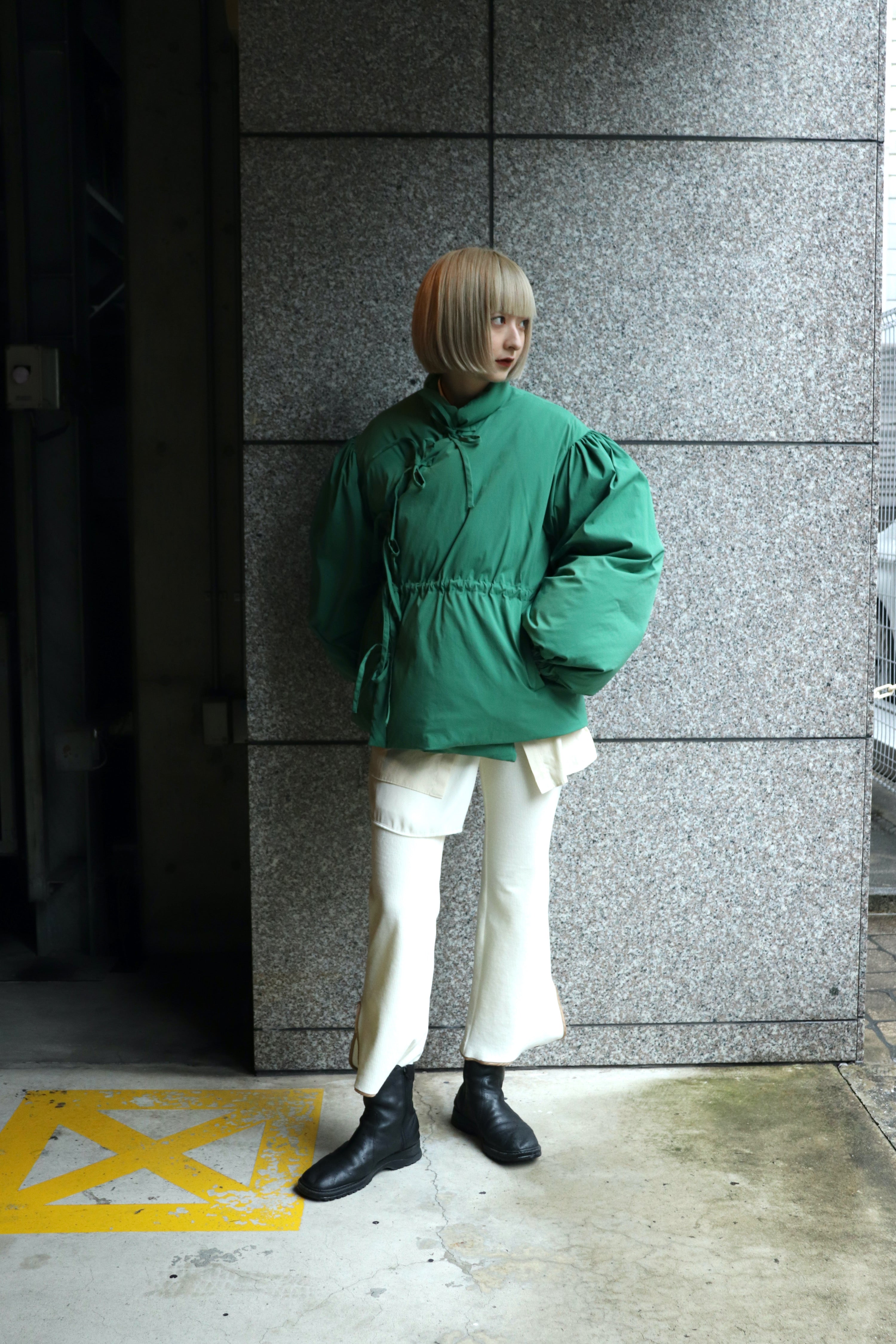 BELPER(ベルパー)のDOWN JACKET GREEN(ダウンジャケット)の通販